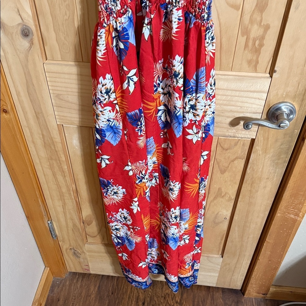 Bailey Blue Red and Blue Maxi Dress - Picture 6 of 7